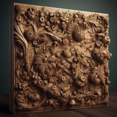Patterns and decorations stl materials 1 3d model